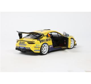ALPINE A110 RGT+ YELLOW #4 M.FUSTER / D.FUENTES RALLYE DU MONT BLANC 2025 Solido 1:18 Metallmodell